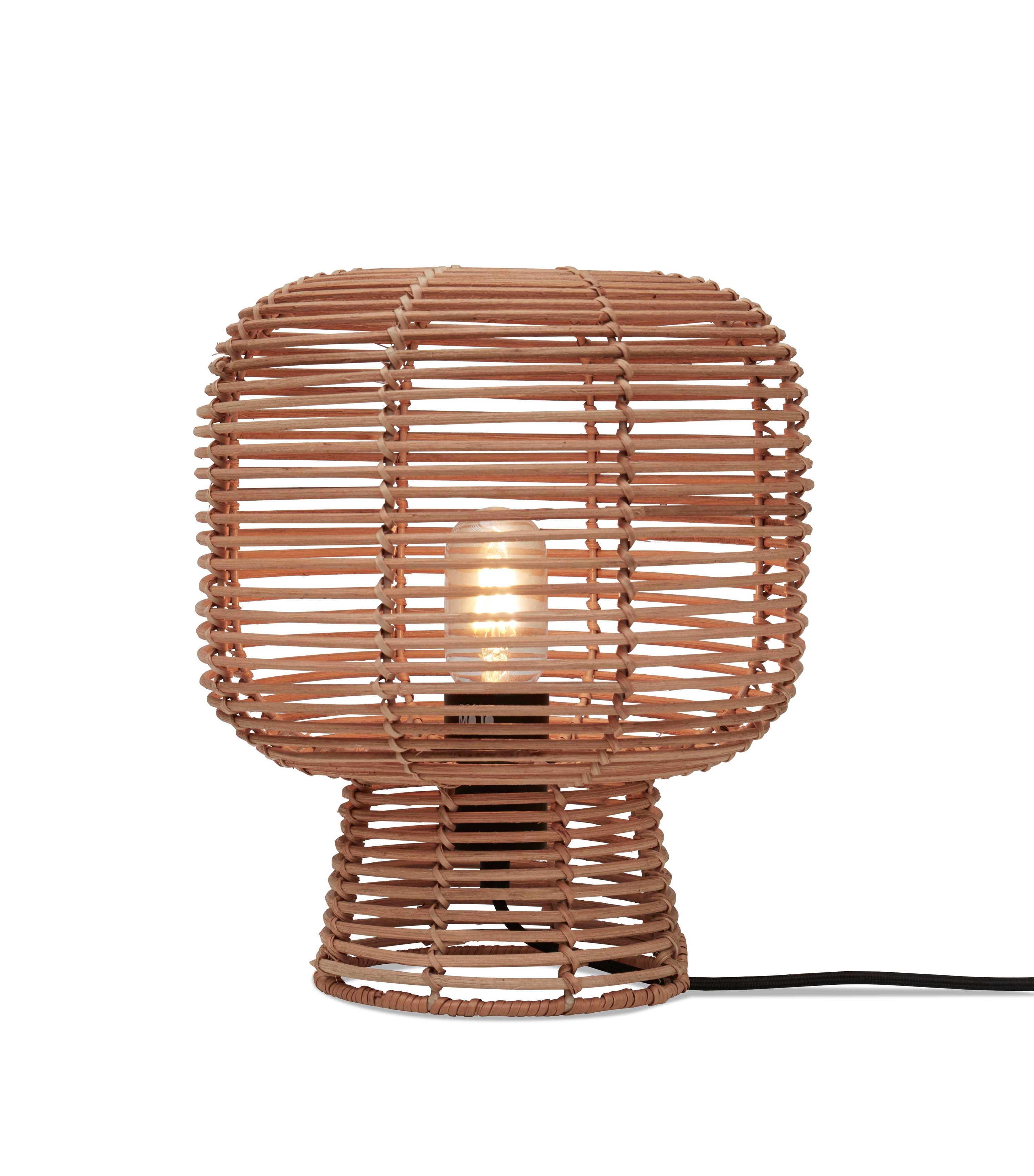 Good&Mojo Tischlampe Tanami Rattan H.30xDm.2730cm. natürlich